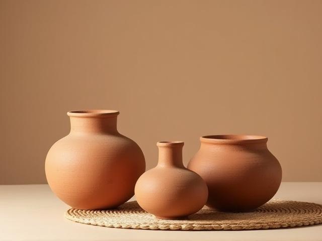 Photo of ancient-inspired ceramic vessels