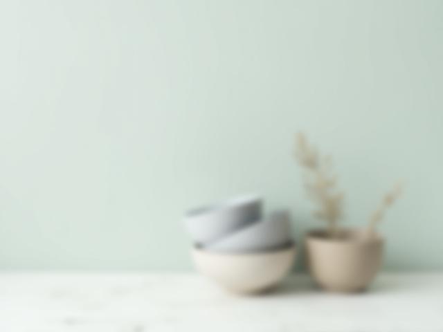 Collection of modern, minimalist ceramic bowls